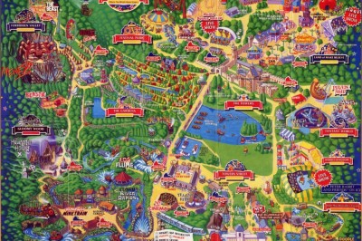 Old Park Maps - TowersTimes - Alton Towers Resort from another point of ...