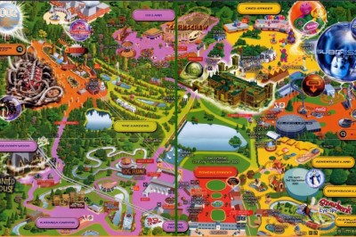 Old Park Maps - Towerstimes - Alton Towers Resort From Another Point Of 