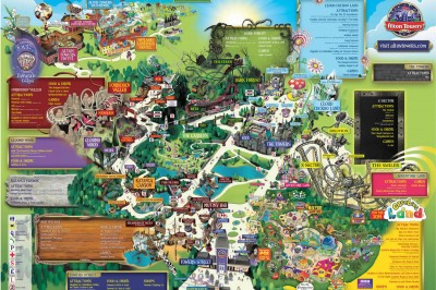 Old Park Maps - TowersTimes - Alton Towers Resort from another point of ...