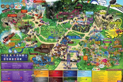 Old Park Maps - TowersTimes - Alton Towers Resort from another point of ...